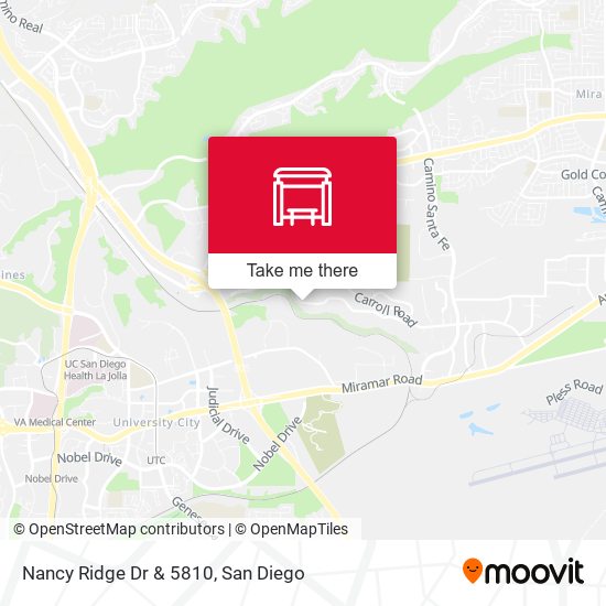 Mapa de Nancy Ridge Dr & 5810