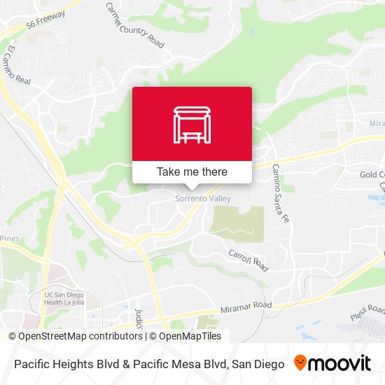 Mapa de Pacific Heights Blvd & Pacific Mesa Blvd