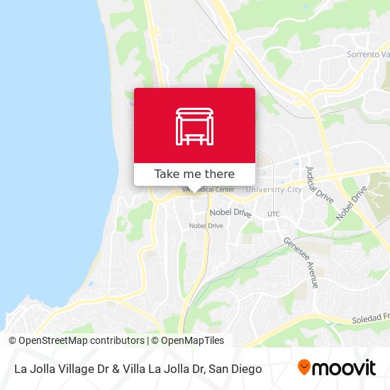 Mapa de La Jolla Village Dr & Villa La Jolla Dr