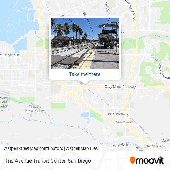 Mapa de Iris Avenue Transit Center