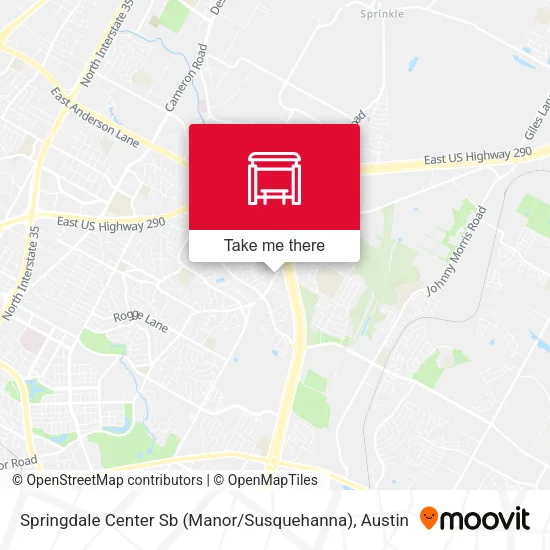 Springdale Center Sb (Manor / Susquehanna) map