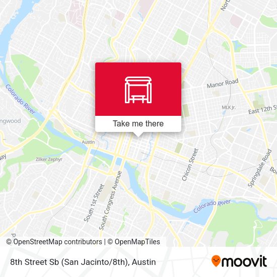 8th Street Sb (San Jacinto / 8th) map