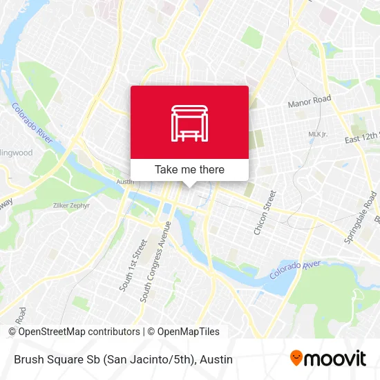 Brush Square Sb (San Jacinto / 5th) map