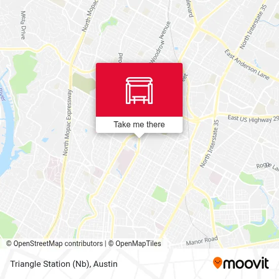 Triangle Station (Nb) map