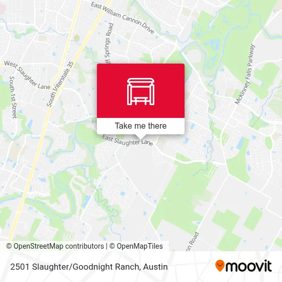 2501 Slaughter/Goodnight Ranch map