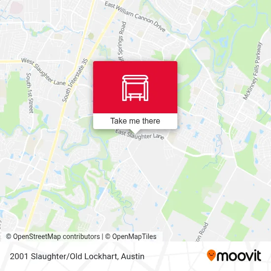 2001 Slaughter/Old Lockhart map