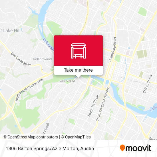 Mapa de 1806 Barton Springs / Azie Morton