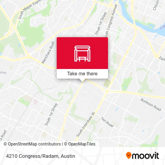 Mapa de 4210 Congress/Radam