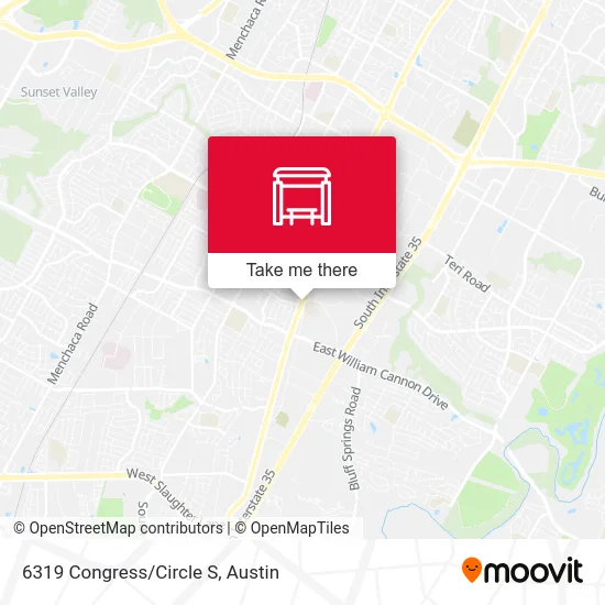 6319 Congress/Circle S map