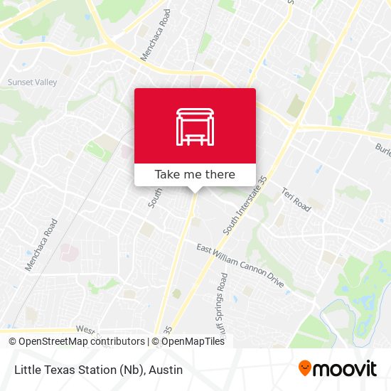 Little Texas Station (Nb) map