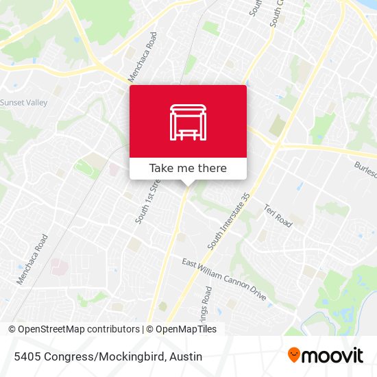 5405 Congress/Mockingbird map
