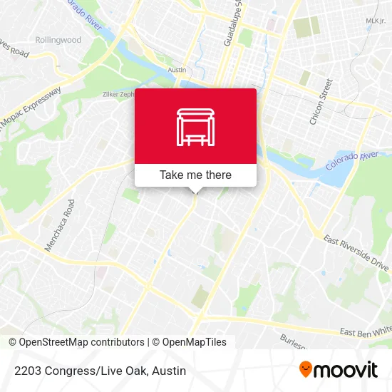 Mapa de 2203 Congress/Live Oak