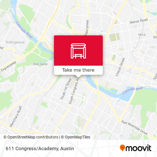 Mapa de 611 Congress/Academy