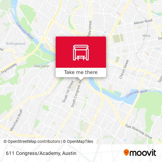 611 Congress/Academy map