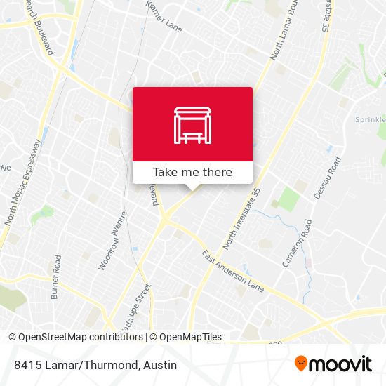 Mapa de 8415 Lamar/Thurmond