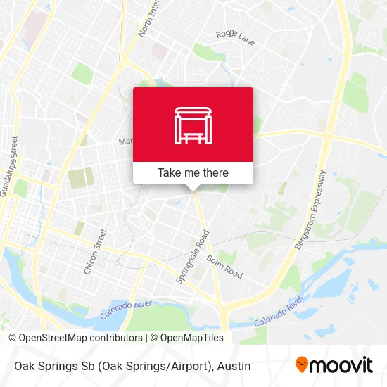 Oak Springs Sb (Oak Springs / Airport) map