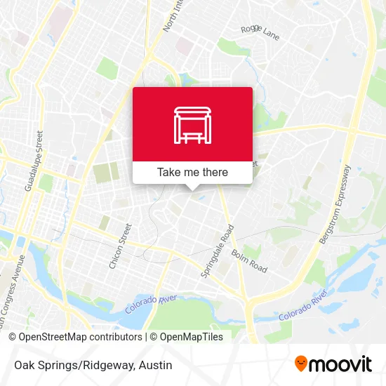 Oak Springs/Ridgeway map