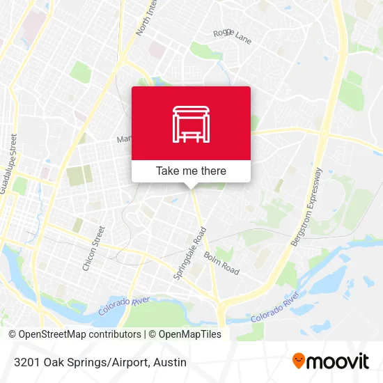 Mapa de 3201 Oak Springs/Airport