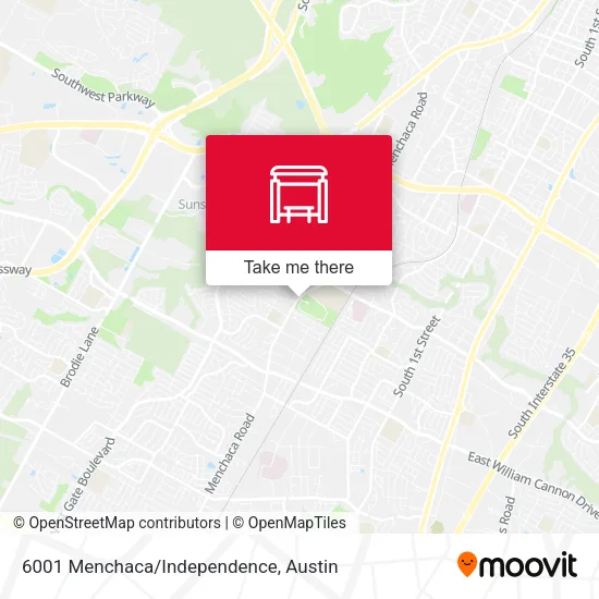 Mapa de 6001 Menchaca/Independence