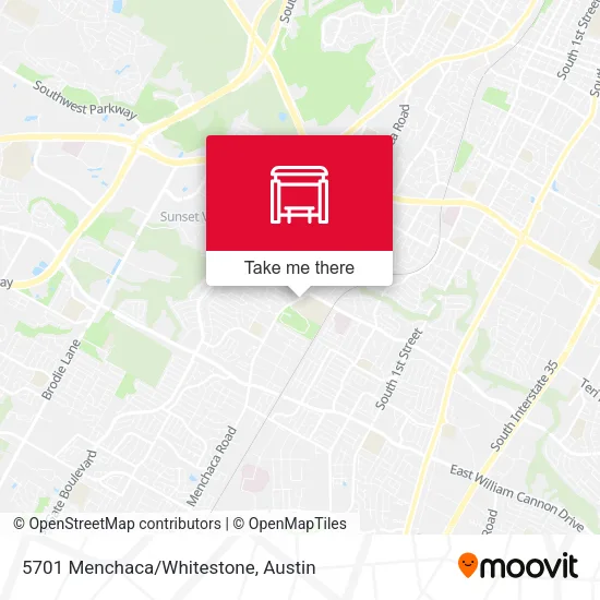5701 Menchaca/Whitestone map