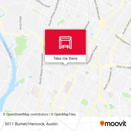 5011 Burnet/Hancock map
