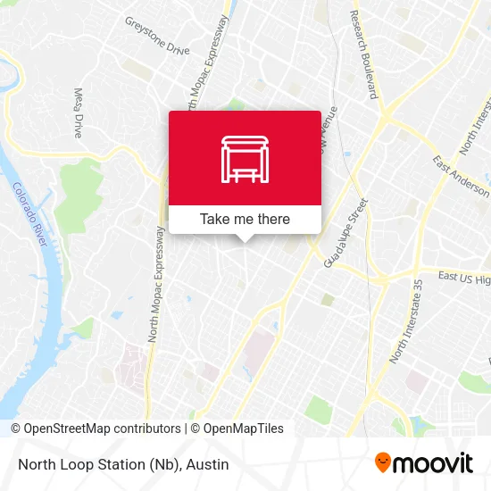 Mapa de North Loop Station (Nb)