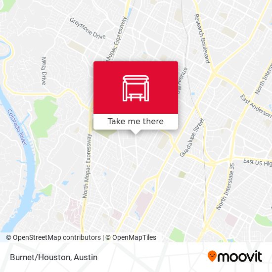 Burnet/Houston map