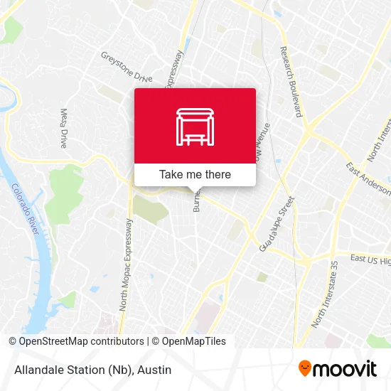 Mapa de Allandale Station (Nb)