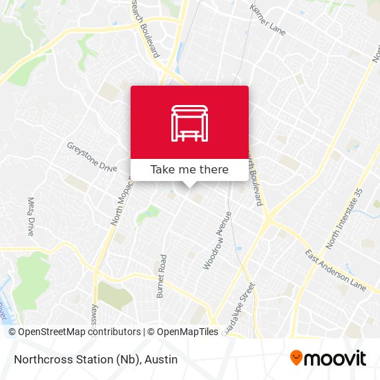 Mapa de Northcross Station (Nb)