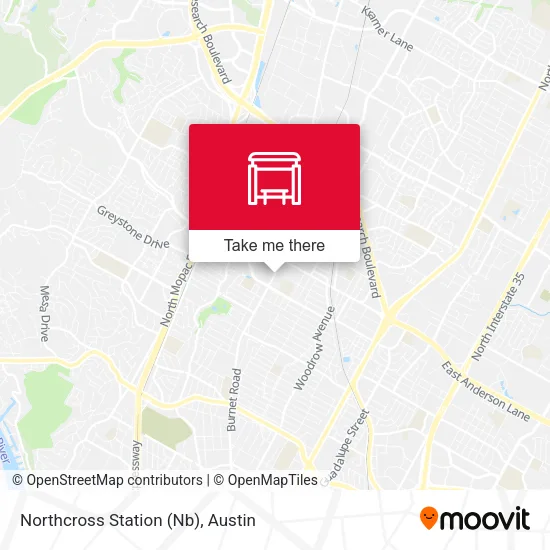 Mapa de Northcross Station (Nb)