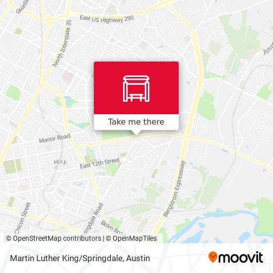Martin Luther King/Springdale map