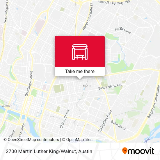 Mapa de 2700 Martin Luther King/Walnut