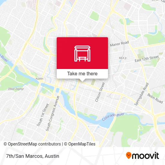 Mapa de 7th/San Marcos