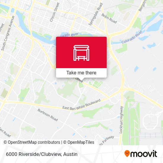 6000 Riverside/Clubview map