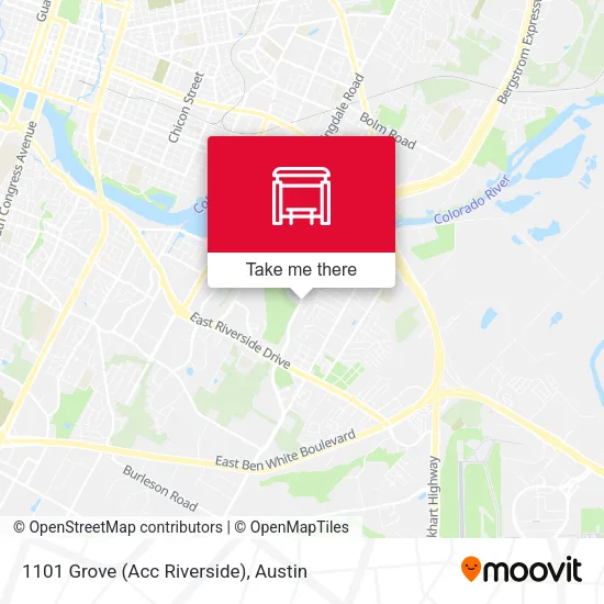 Mapa de 1101 Grove (Acc Riverside)