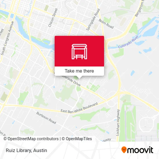 Mapa de Ruiz Library