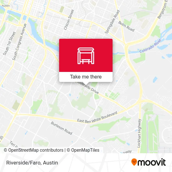 Riverside/Faro map