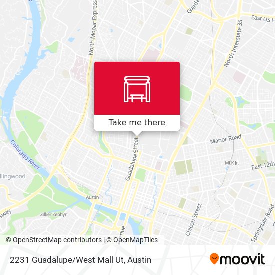 2231 Guadalupe/West Mall Ut map