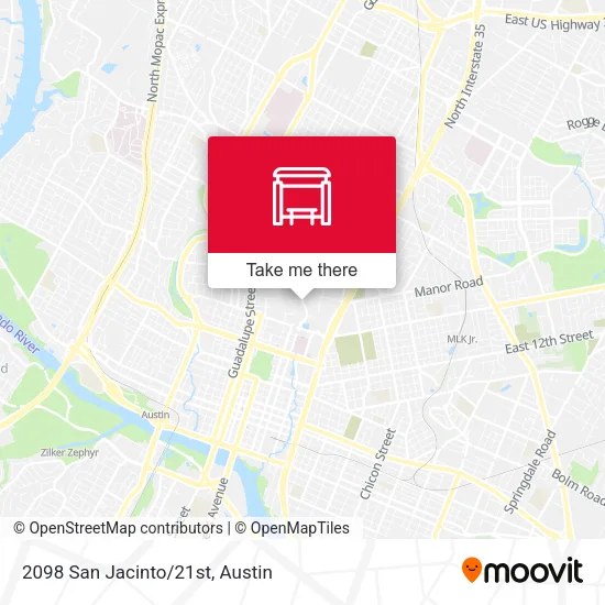 Mapa de 2098 San Jacinto/21st