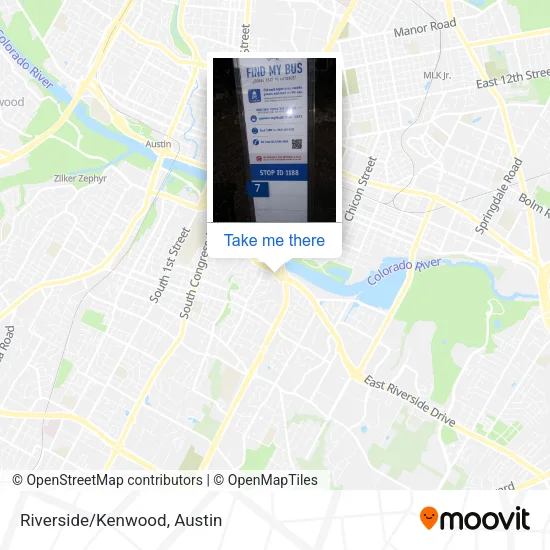 Riverside/Kenwood map