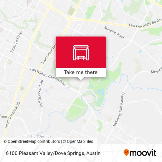 6100 Pleasant Valley / Dove Springs map