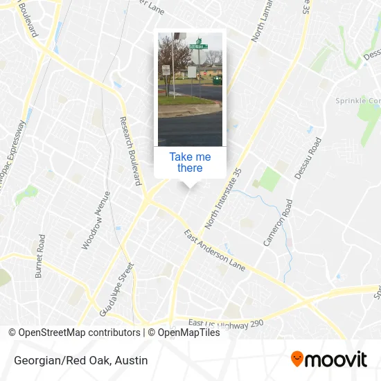 Georgian/Red Oak map