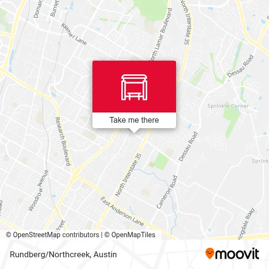 Rundberg/Northcreek map
