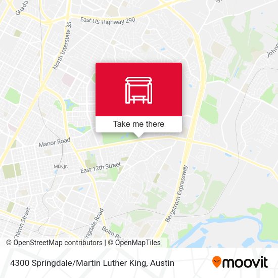 4300 Springdale / Martin Luther King map