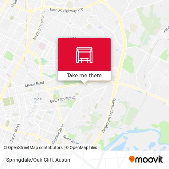 Mapa de Springdale/Oak Cliff