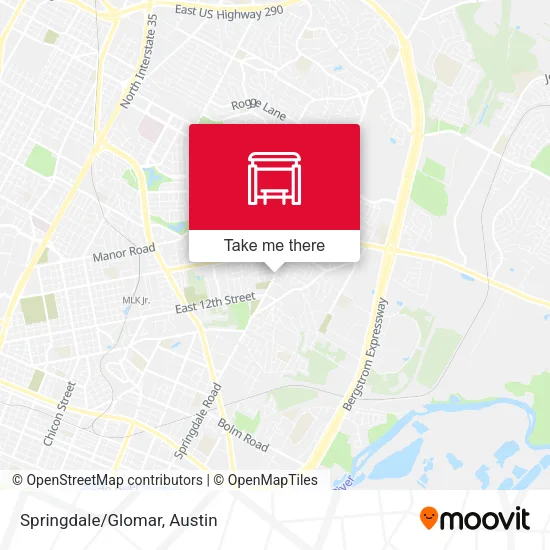 Mapa de Springdale/Glomar