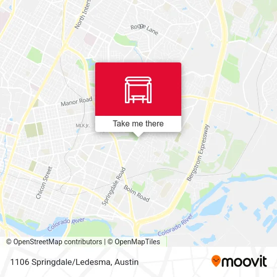 1106 Springdale/Ledesma map