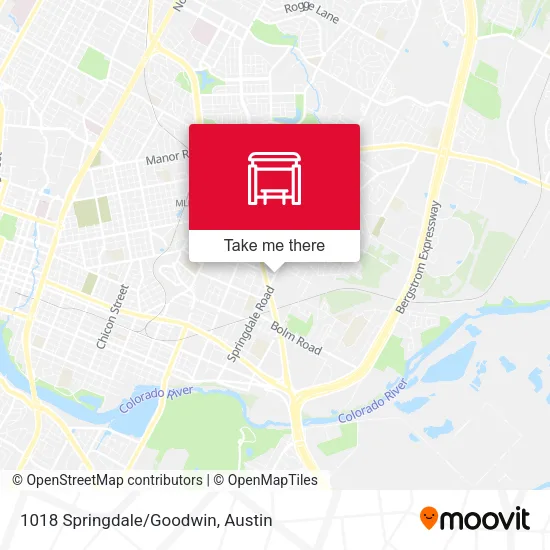 Mapa de 1018 Springdale/Goodwin