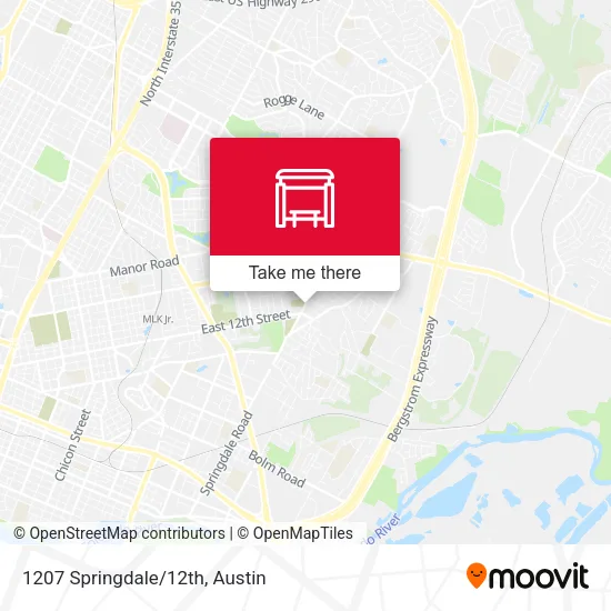 Mapa de 1207 Springdale/12th