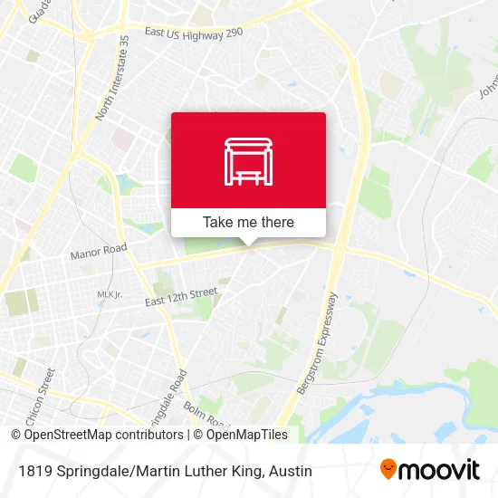 Mapa de 1819 Springdale / Martin Luther King